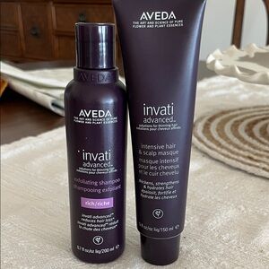 Aveda Invati Advanced Rich Shampoo & Scalp Masque Set